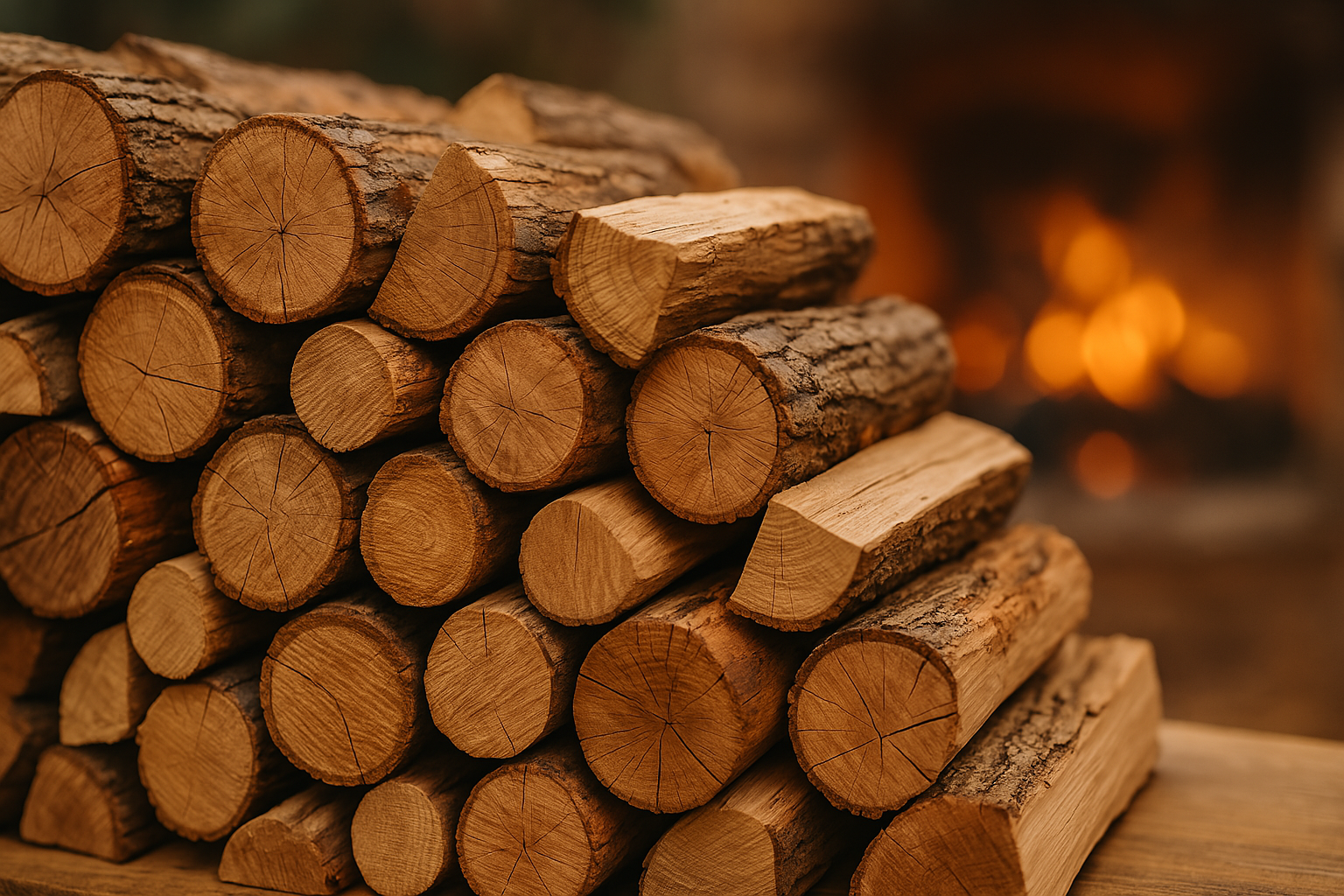 Mixed hardwood for heating